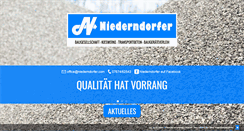 Desktop Screenshot of niederndorfer.com